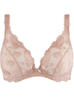Aubade Softessence Triangle Bra - Skin -FREYA Shop braforme aubade tmf12 skin c
