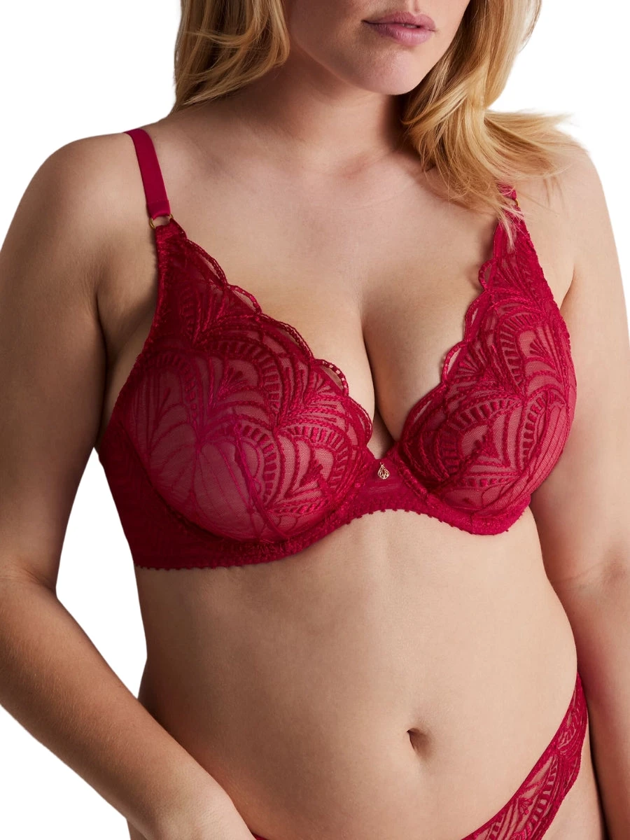 Aubade Vibes Triangle Plunge Bra - Love Potion 5 Aubade Vibes Triangle Plunge Bra - Love Potion - Image 3