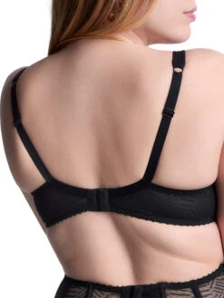 Aubade Vibes Half Cup Bra - Black -FREYA Shop braforme aubade vibes 2BF14 BLAK 3b