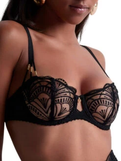 Aubade Vibes Half Cup Bra - Black