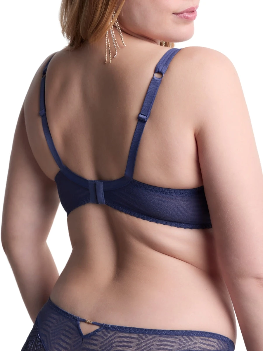 Aubade Vibes Half Cup Bra - Denim 6 Aubade Vibes Half Cup Bra - Denim - Image 4