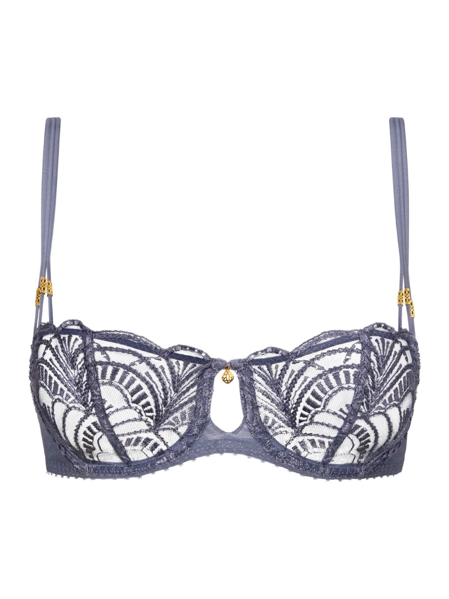 Aubade Vibes Half Cup Bra - Denim 11 Aubade Vibes Half Cup Bra - Denim - Image 9