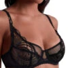 Aubade Vibes High Apex Full Cup Bra - Black