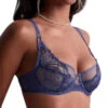 Aubade Vibes High Apex Full Cup Bra - Denim 1 Aubade Vibes High Apex Full Cup Bra - Denim -FREYA Shop braforme aubade vibes 2BN13 DENI f