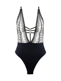 Aubade Voodoo Kiss Bodysuit - Millenium Black -FREYA Shop braforme aubade voodoo kiss 3D86 MIBL c