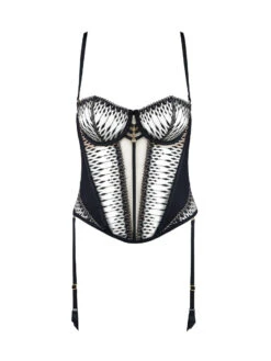 Aubade Voodoo Kiss Guepiere - Millenium Black -FREYA Shop braforme aubade voodoo kiss 3D92 MIBL c