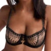 Aubade Voodoo Kiss Half Cup Bra - Millenium Black