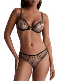 Aubade Voodoo Kiss Moulded Push-Up Bra - Millenium Black -FREYA Shop braforme aubade voodoo kiss 3DFN08 MIBL 2f