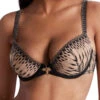 Aubade Voodoo Kiss Moulded Push-Up Bra - Millenium Black