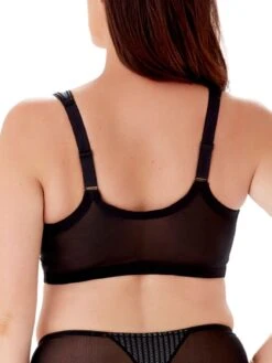 Berlei Beauty Stripe Front Fastening Bra - Black/Grey -FREYA Shop braforme berlei b547 blk b