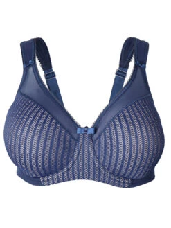 Berlei Beauty Stripe Smoothing Bra - Deep Blue -FREYA Shop braforme berlei beauty stripe B541 DBU cf
