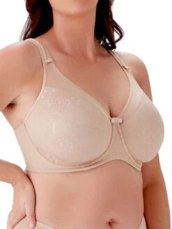 Berlei Beauty Everyday Minimiser Bra - Beige -FREYA Shop braforme berlei lingerie b521 nude s