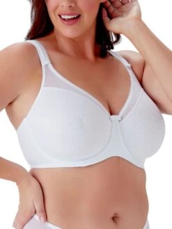 Berlei Beauty Everyday Minimiser Bra - White 11 Berlei Beauty Everyday Minimiser Bra - White -FREYA Shop braforme berlei lingerie b521 white s
