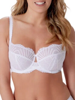 Berlei Sublime Lace Side Support Bra - White -FREYA Shop braforme berlei sublime lace B608 WHT 2f
