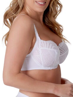 Berlei Sublime Lace Side Support Bra - White -FREYA Shop braforme berlei sublime lace B608 WHT 2s