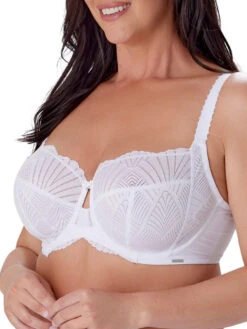 Berlei Sublime Lace Side Support Bra - White -FREYA Shop braforme berlei sublime lace B608 WHT s