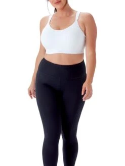 Berlei Ultimate Performance Crop Top - White -FREYA Shop braforme berlei y599w wht fl