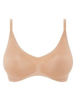 SoftStretch Stripes Padded Bralette - Sirocco -FREYA Shop braforme bra chantelle c20d10 00q plain