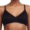 SoftStretch Stripes Padded Bralette - Black -FREYA Shop braforme bra chantelle c20d10 011 front