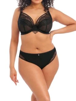 ELOMI Priya Plunge Bra - Black -FREYA Shop braforme bra elomi priya 4550 blk full 20body