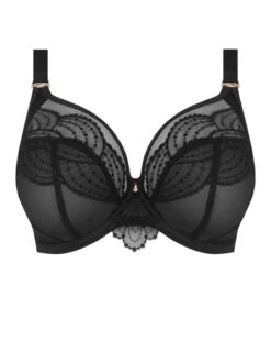ELOMI Priya Plunge Bra - Black -FREYA Shop braforme bra elomi priya 4550 blk plain
