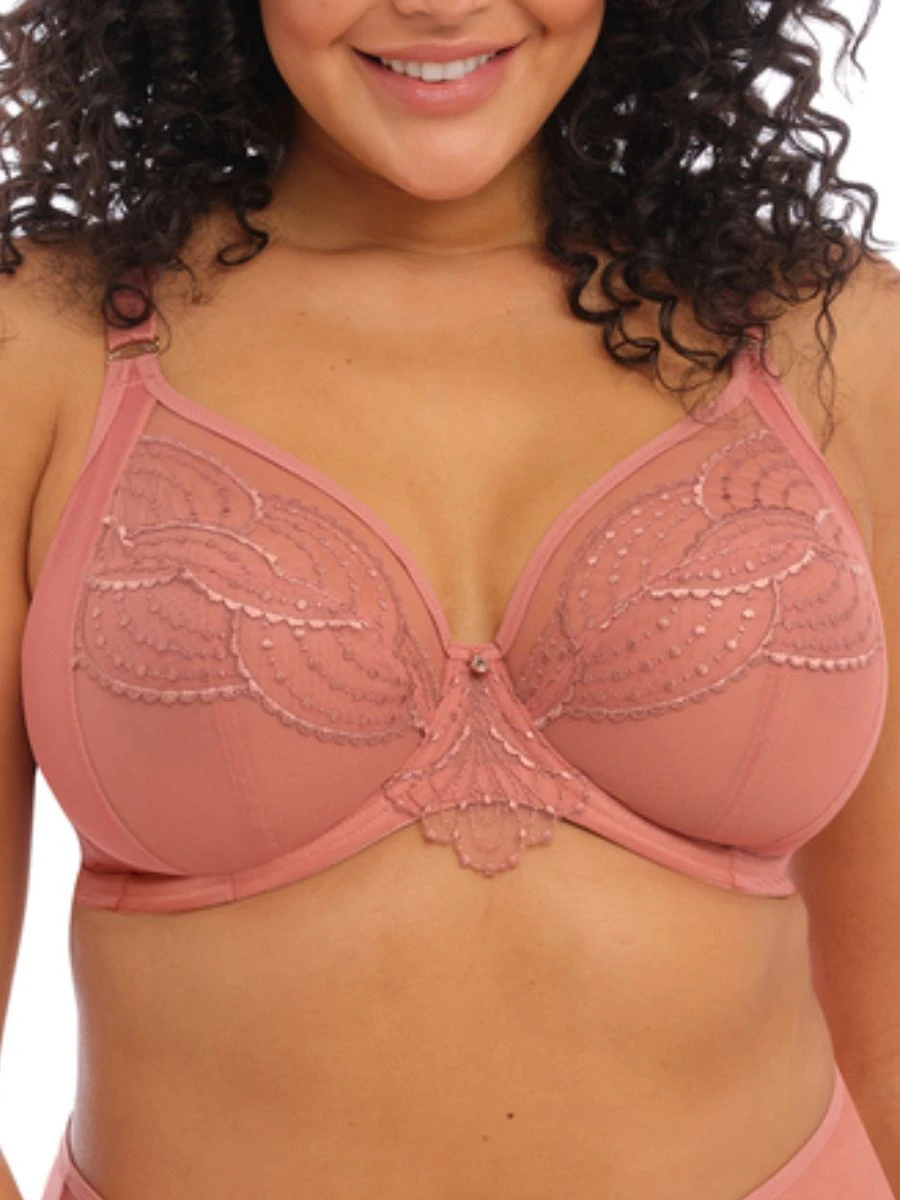 ELOMI Priya Plunge Bra - Rosegold 3 ELOMI Priya Plunge Bra - Rosegold