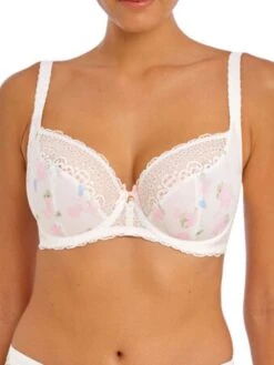 FREYA Daydreaming Plunge Bra - Flora White