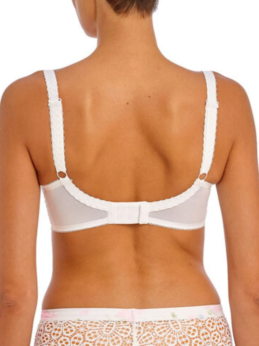 FREYA Daydreaming Plunge Bra - Flora White 4 FREYA Daydreaming Plunge Bra - Flora White - Image 2