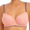 FREYA Offbeat Padded Half Cup Bra - Rosehip -FREYA Shop braforme bra freya offbeat 5453 rop front