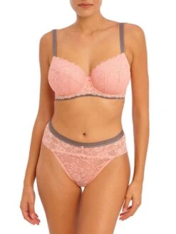 FREYA Offbeat Padded Half Cup Bra - Rosehip -FREYA Shop braforme bra freya offbeat 5453 rop front 20 2