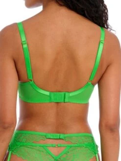 FREYA Temptress Plunge Bra - Poison Green -FREYA Shop braforme bra freya temptress 400102 pog back