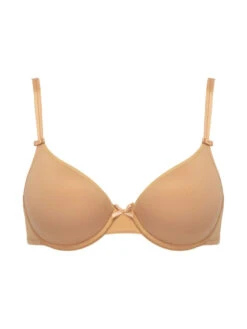 Chantelle Basic Invisible T-Shirt Bra - Toffee -FREYA Shop braforme chantelle basic 20invisible c12410 074 plain