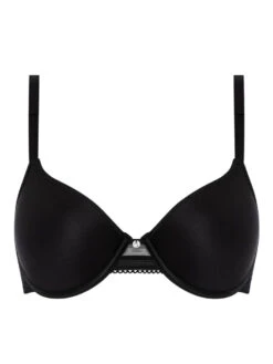 Chantelle C Jolie Memory Foam T-Shirt Bra - Black -FREYA Shop braforme chantelle c jolie C13B60 011 c