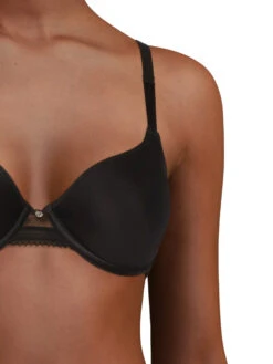 Chantelle C Jolie Memory Foam T-Shirt Bra - Black -FREYA Shop braforme chantelle c jolie C13B60 011 s
