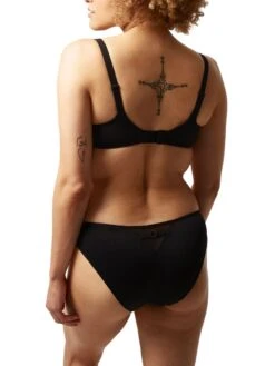 Chantelle Fleurs Half Cup Memory Bra - Black -FREYA Shop braforme chantelle c12m60 011 b