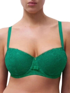 Chantelle Day To Night Half Cup Bra - Racing Green
