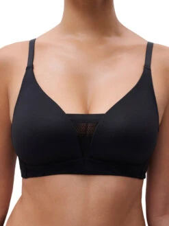 Chantelle Easy Bliss Wirefree T-Shirt Bra - Black -FREYA Shop braforme chantelle easy bliss C914Q9 011 s