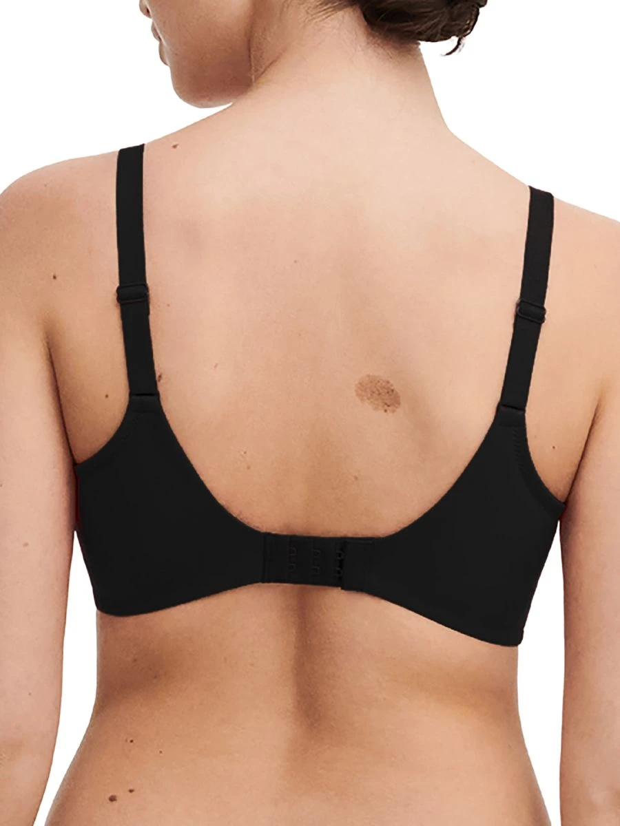 Chantelle Easy Feel Floral Touch Full Cup Bra - Black 4 Chantelle Easy Feel Floral Touch Full Cup Bra - Black - Image 2