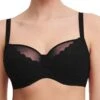 Chantelle Easy Feel Floral Touch Full Cup Bra - Black -FREYA Shop braforme chantelle easyfeel lingerie floral touch c94210 011 f