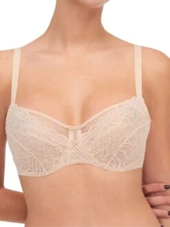 Chantelle Easy Feel Floral Touch Full Cup Bra - Golden Beige