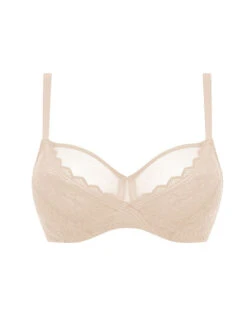 Chantelle Easy Feel Floral Touch Full Cup Bra - Golden Beige -FREYA Shop braforme chantelle easyfeel lingerie floral touch c94210 01n p