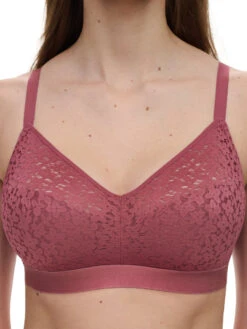 Chantelle Easy Feel Norah Wirefree Support Bra - Sepia -FREYA Shop braforme chantelle easyfeel norah C13F80 085 2f