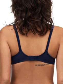 Chantelle Fleurs Signature Half Cup Balcony Bra - Velvet Marine Blue -FREYA Shop braforme chantelle lingerie 12q50 b