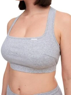 Chantelle Cotton Comfort Bralette - Mixed Grey -FREYA Shop braforme chantelle lingerie bralette c15p10 0fe s