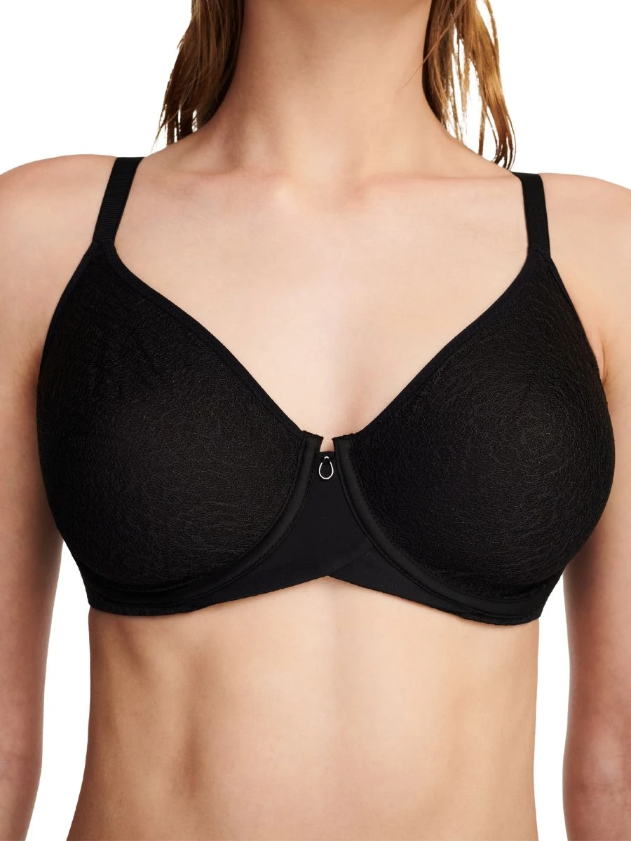 Chantelle Easy Feel Cloudia Covering Full Cup Bra - Black 3 Chantelle Easy Feel Cloudia Covering Full Cup Bra - Black