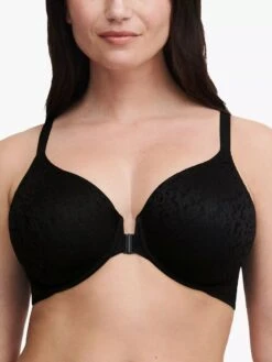 Chantelle Easy Feel Norah Front Closure Bra - Black