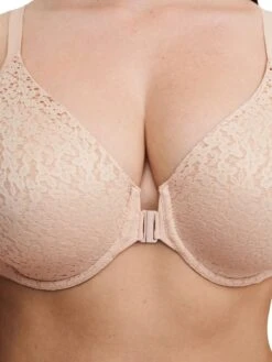 Chantelle Easy Feel Norah Front Closure Bra - Golden Beige -FREYA Shop braforme chantelle lingerie easyfeel norah c13f60 01n c