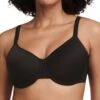 Chantelle Easy Feel Norah Very Covering Spacer Bra - Black -FREYA Shop braforme chantelle lingerie easyfeel norah c13f70 011 f
