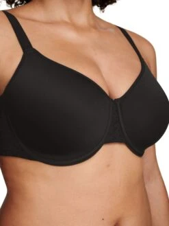 Chantelle Easy Feel Norah Very Covering Spacer Bra - Black -FREYA Shop braforme chantelle lingerie easyfeel norah c13f70 011 s
