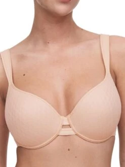 Chantelle Smooth Lines Covering Memory Bra - Golden Beige